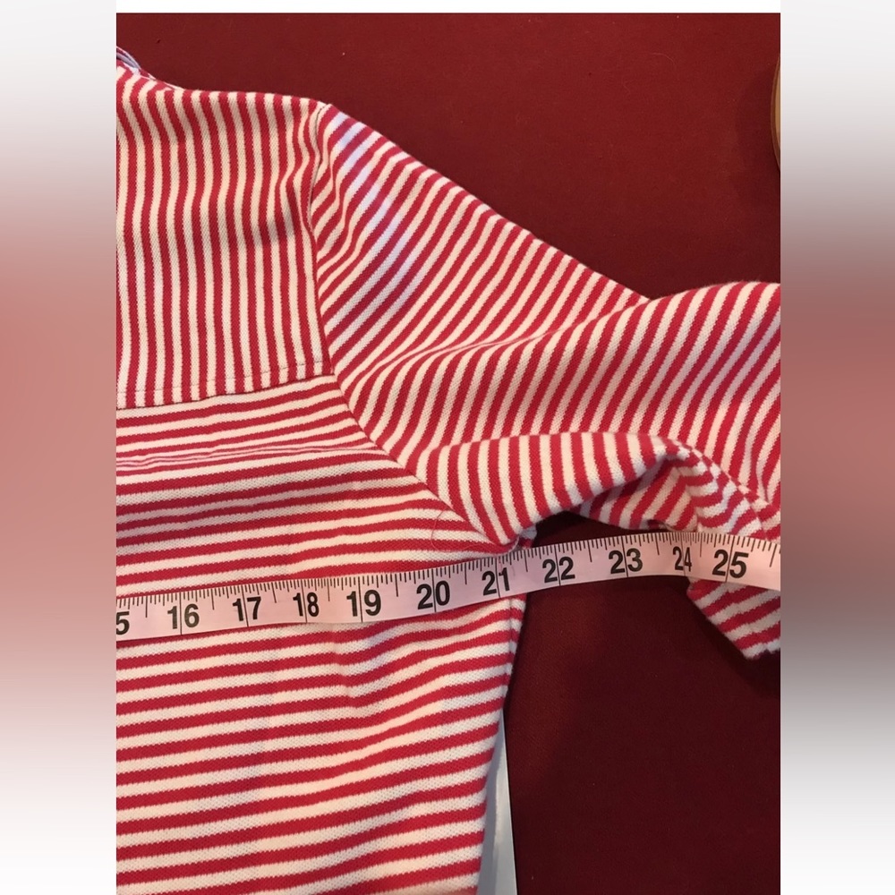Lands' End Red and White Striped Dress - Picture 9 of 9